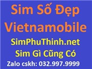 Sim đẹp Vietnamobile Lộc Phát Thần Tài, Giá chỉ từ 200k (Kho157.12)