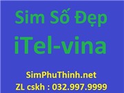 Sim số đẹp iTel - Vinaphone, Đầu số 087. Giá chỉ từ 150k, Chiết khấu 30%